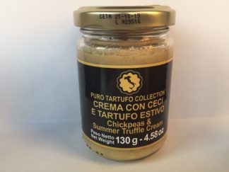 Crema con ceci e tartufo estivo